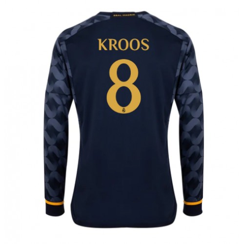 Pánský Fotbalový dres Real Madrid Toni Kroos #8 2023-24 Venkovní Dlouhý Rukáv